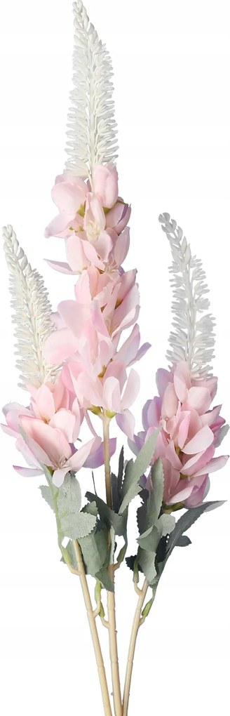 Glicin Ág 3 Virág 96 CM Világos Rózsaszín Szín Kompozíció Kiegészítő