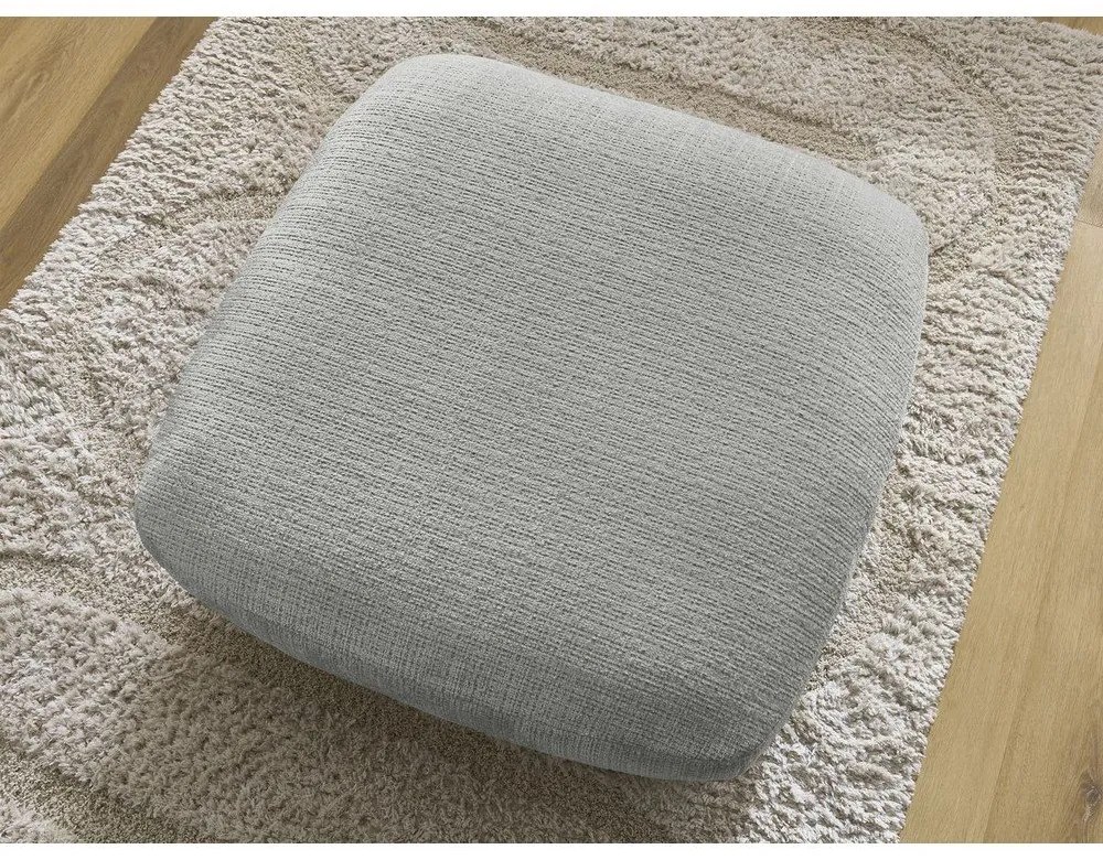 Világosszürke zsenília lábtartó Leonore – Bobochic Paris