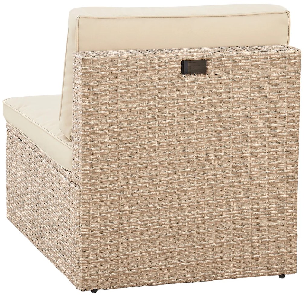 Juskys Salou polyrattan bútor szett - krém