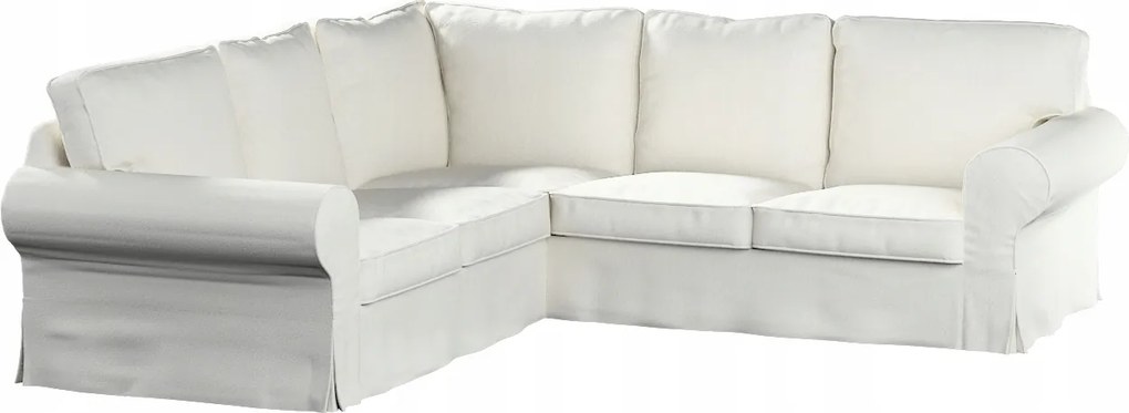 Dekoria Ektorp Ikea sarokkanapé huzat, fehér