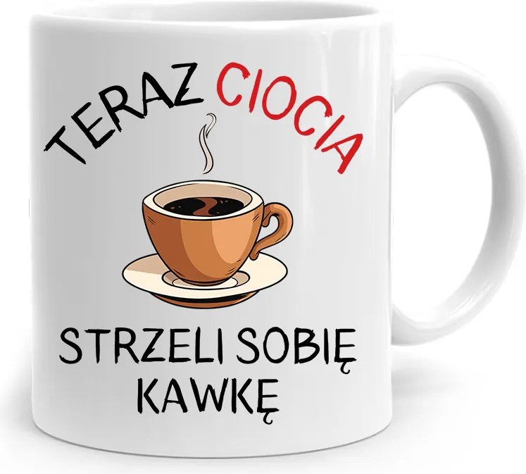 Bögre Ajándék Nagynéninek Lőj Magadnak Egy Kávét fényképes nyomtatással