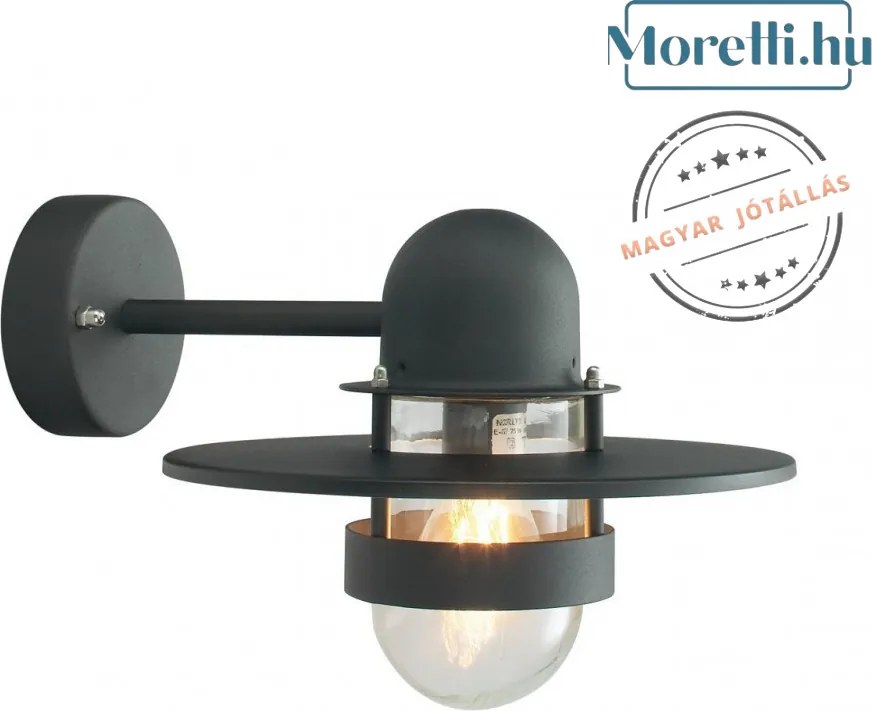 NORLYS 270B BERGEN Klasszikus Kültéri Fali Lámpa E27 IP55