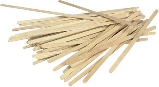 Kávékeverő lapka, fa, 14 cm, 1000 db (KHKE669)