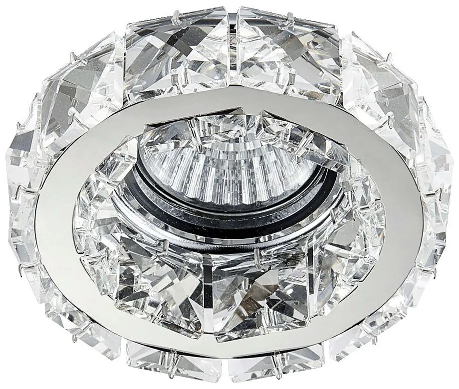 PREZENT 71055 CRYSTAL Kristály Spot Lámpa Króm, Átlátszó GU10 IP20