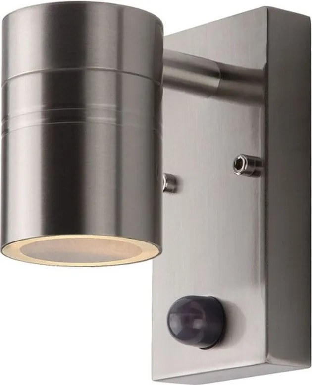 LUCIDE 14866-05-12 ARNE-LED Fali Lámpa Mozgásérzékelővel Ezüst GU10 IP44