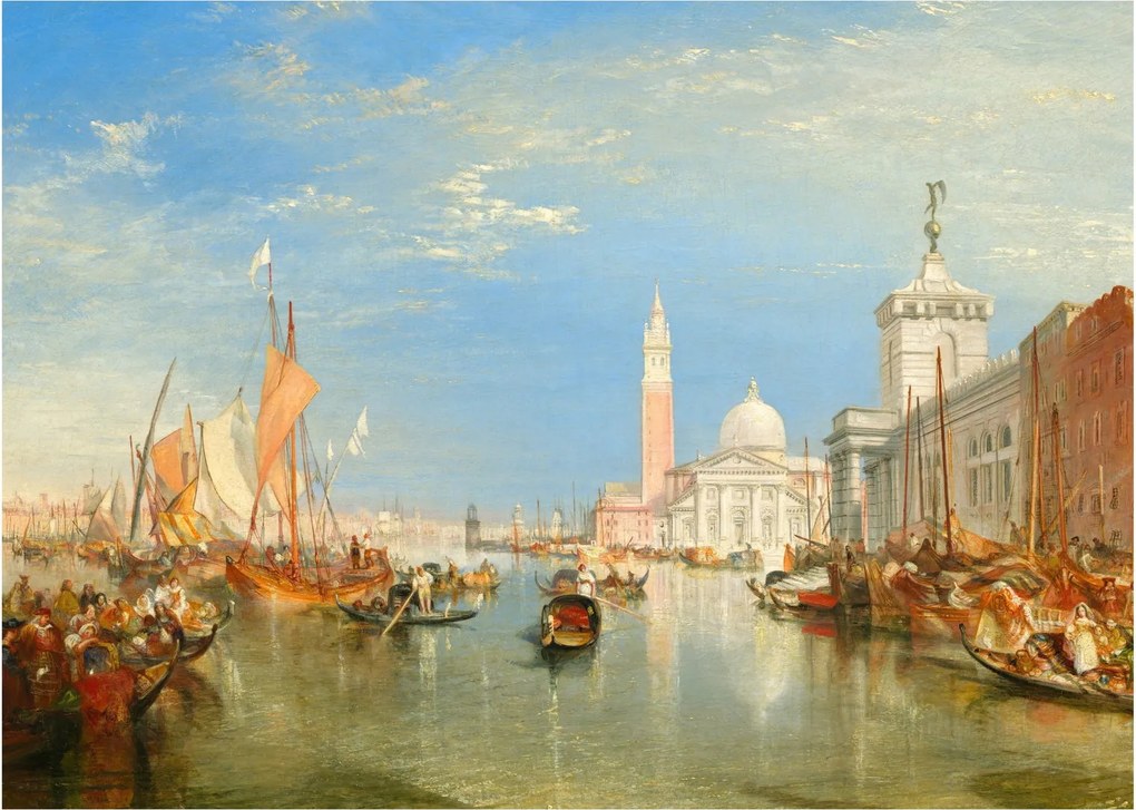 Kép - Joseph Mallord William Turner, Venice the Dogana and San Giorgio Maggiore, reprodukciók (70x50 cm)
