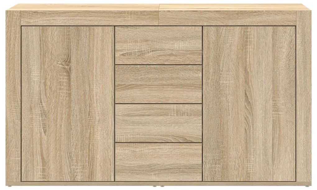 Tálaló Sonoma tölgy Szerelt fa 120 x 36 x 69 cm Tárolás