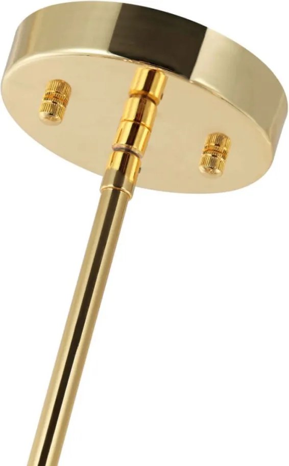 ORLOR84146 STANZA Ernyős Függesztett Lámpa Fehér, Fekete, Arany E27 IP20