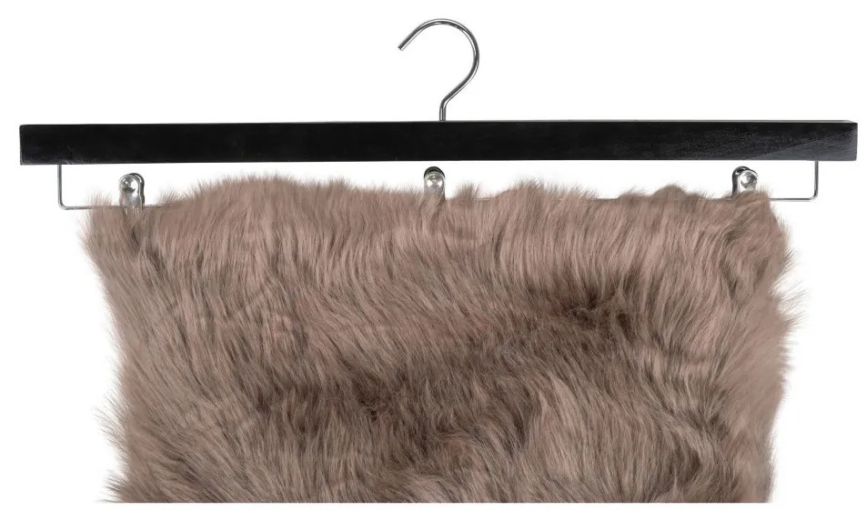 Motella szőnyeg akasztó, fém, fekete 60 cm