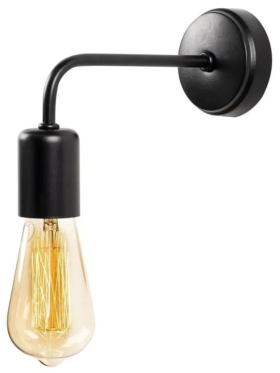 Fekete fali lámpa Isidora – Opviq lights