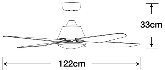 Lucci Air 212994 - LED Mennyezeti ventilátor ARIA LED/18W/230V fehér + távirányító