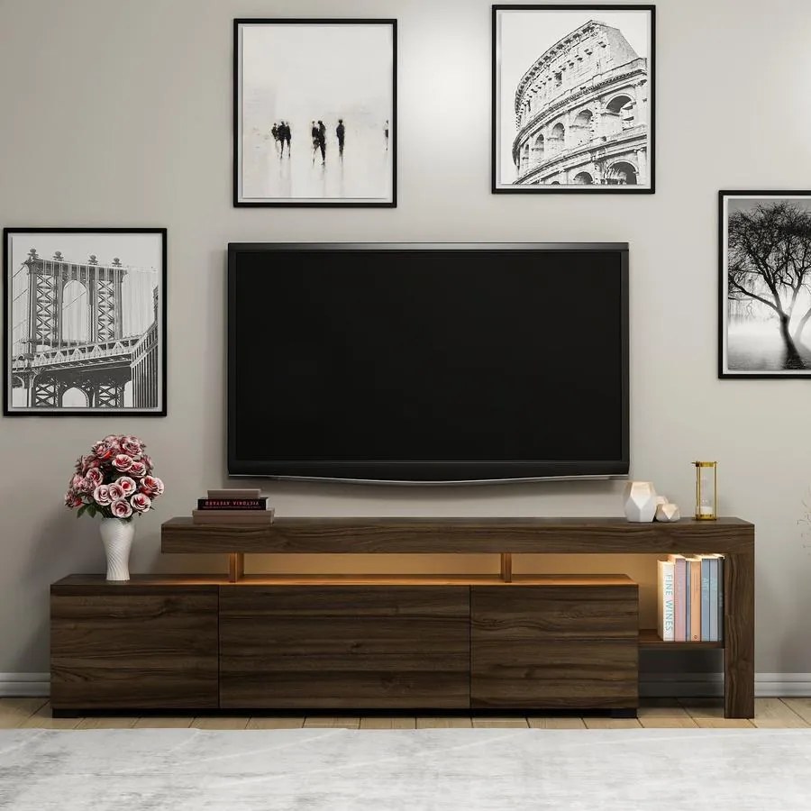 TV szekrény Beliz - Walnut