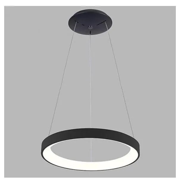 LED2 - LED Csillár zsinóron BELLA SLIM LED/38W/230V 3000/4000K fekete