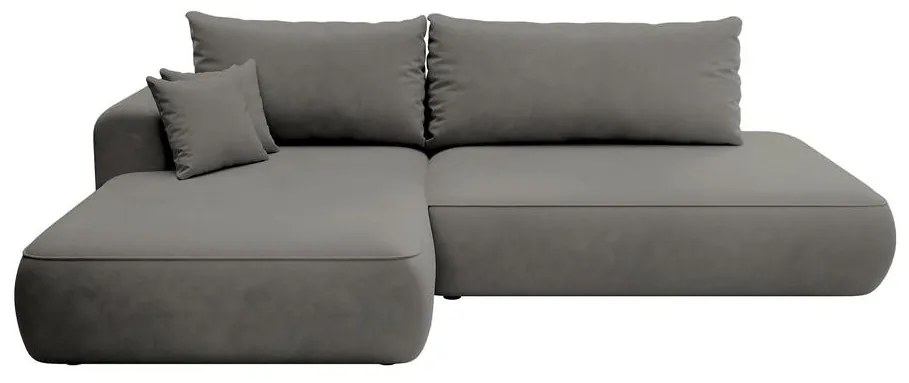 Sarokkanapé Fergie (B) (szürke + fekete) . Akció -15%. 1099473
