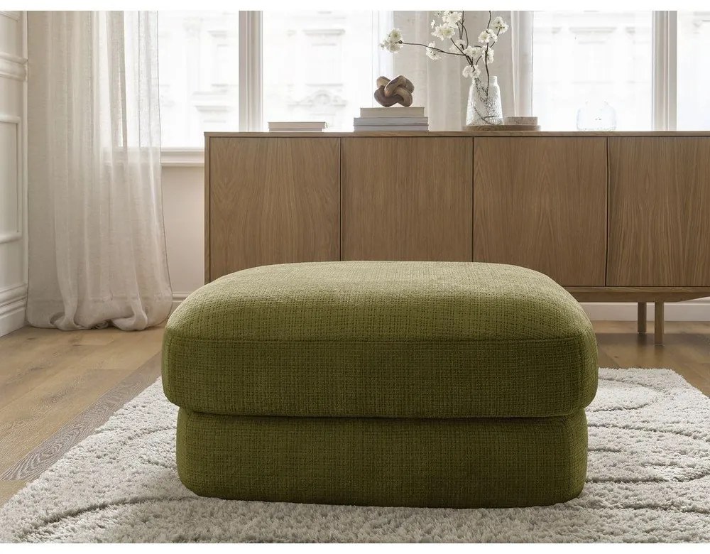 Khaki zsenília lábtartó Leonore – Bobochic Paris