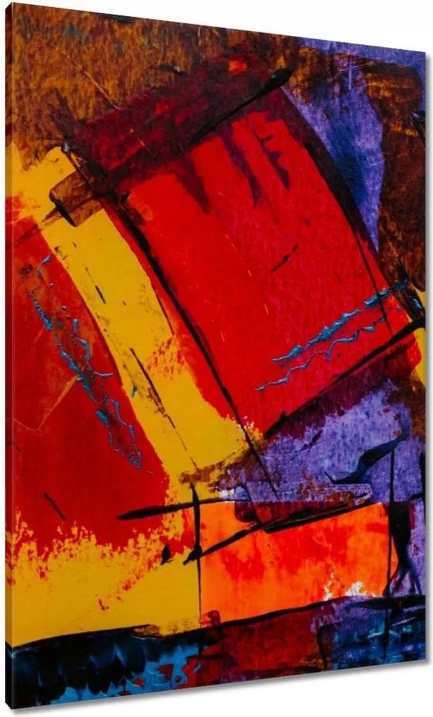 Festmények 70x100 Absztrakt Halak