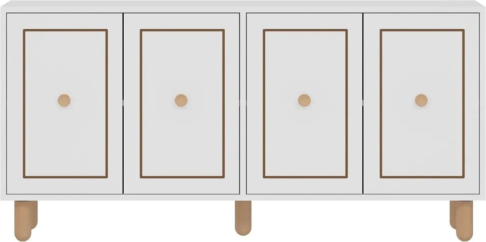 Urban komód, fehér, 150 cm
