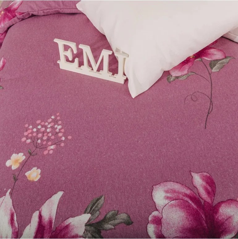 EMI Aida Pembe flanel ágyneműhuzat