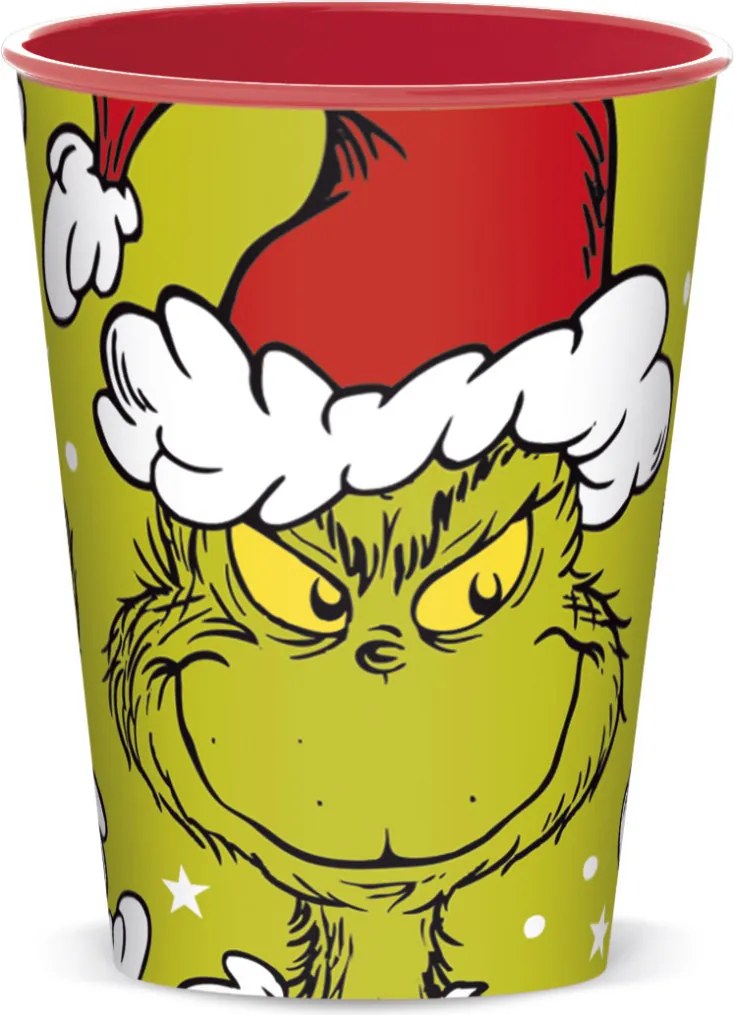 A Grincs Christmas Mischief műanyag pohár 260 ml