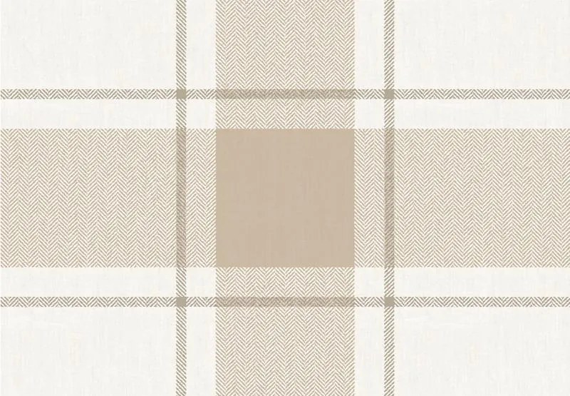 Parato Cristiana Masi Top Stripes Block bézs kockás vlies tapéta – 38402