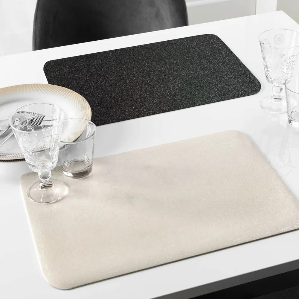 Műanyag tányéralátét 30x44 cm Glitter – douceur d'intérieur