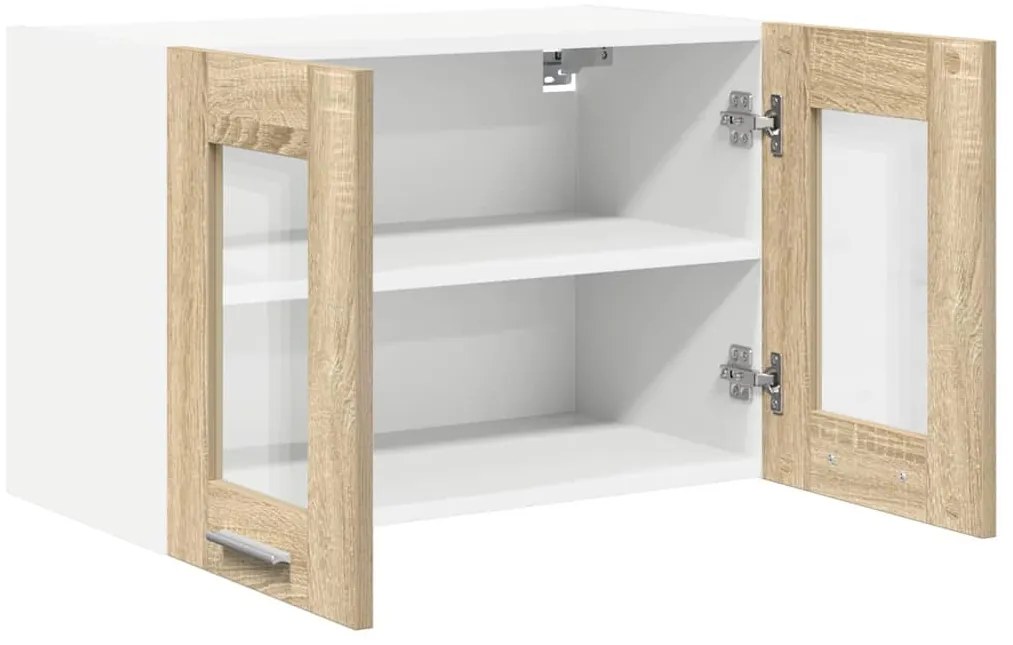 Függő szekrény Riga 2 pcs Sonoma tölgy 60 x 31 x 40 cm Faanyag