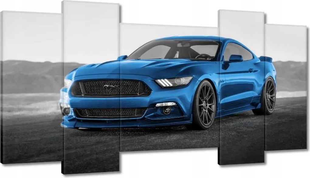 Képek 120x65 Kék Ford Mustang
