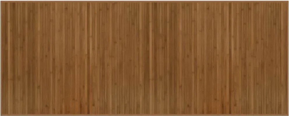 vidaXL négyszögletű barna bambusz szőnyeg 80 x 200 cm