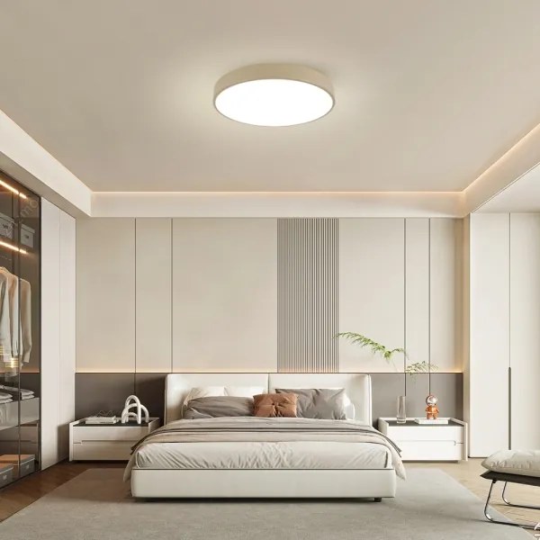 Brilagi - LED dimmelhető lámpatest POOL LED/60W/230V 3000-6000K Ø 60 cm bézs + távirányító