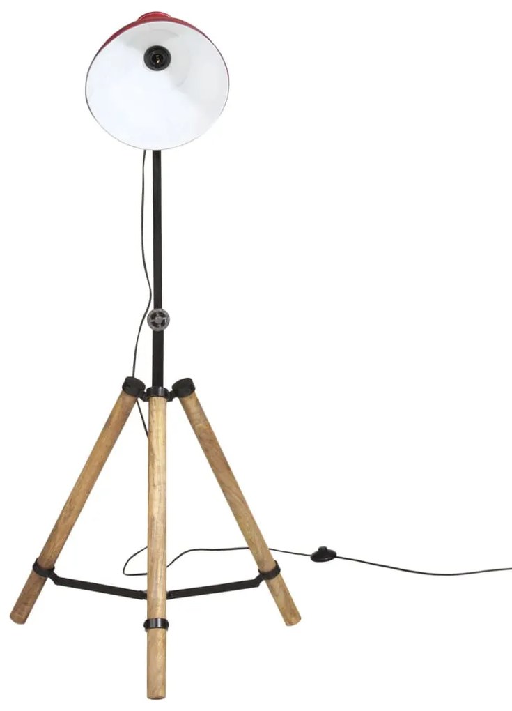 kopott piros fali lámpa 25 W 75x75x90-150 cm E27