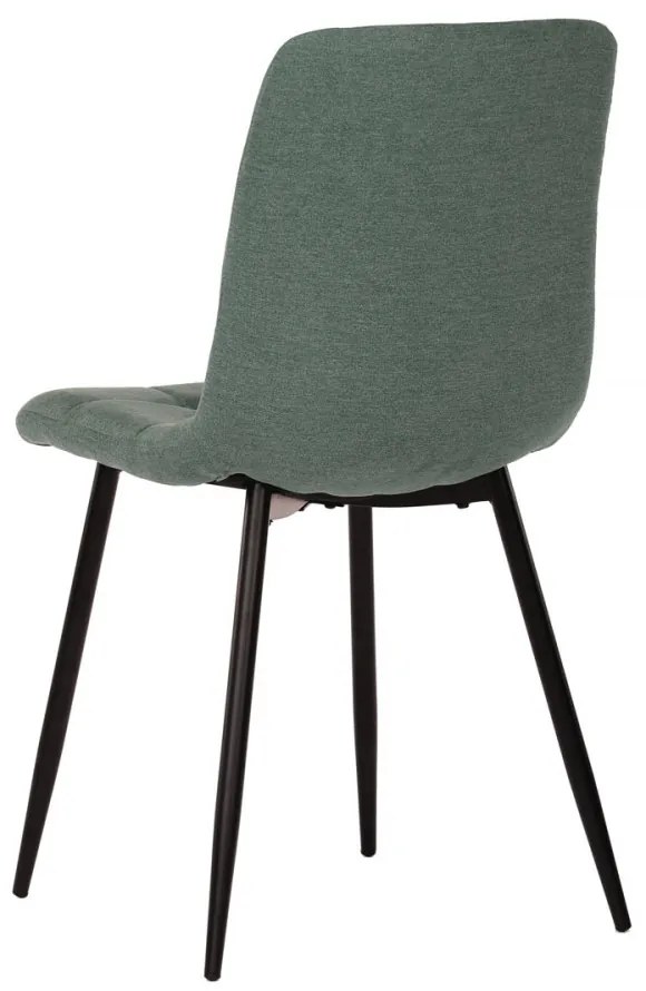 Scaun modern Fabric verde cu tapițerie CT-281