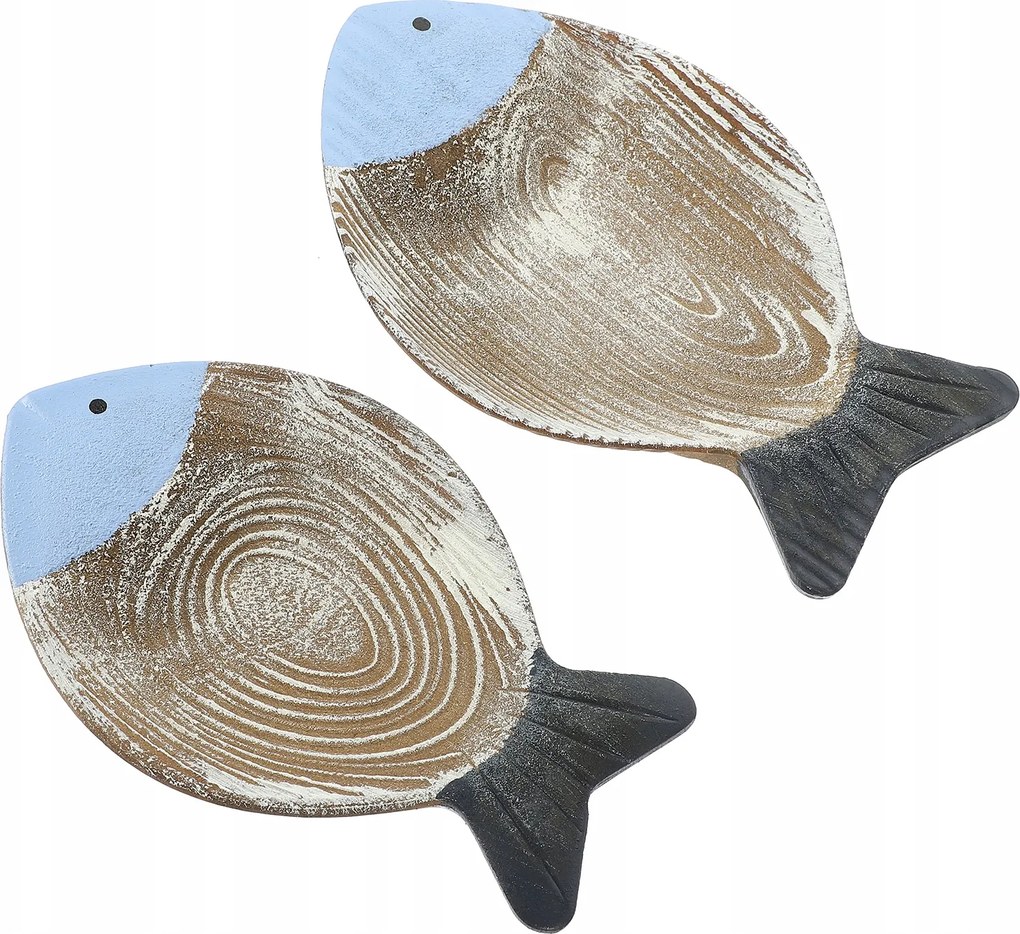 Retro Kis Hal Függő Fa Deszka 2 db