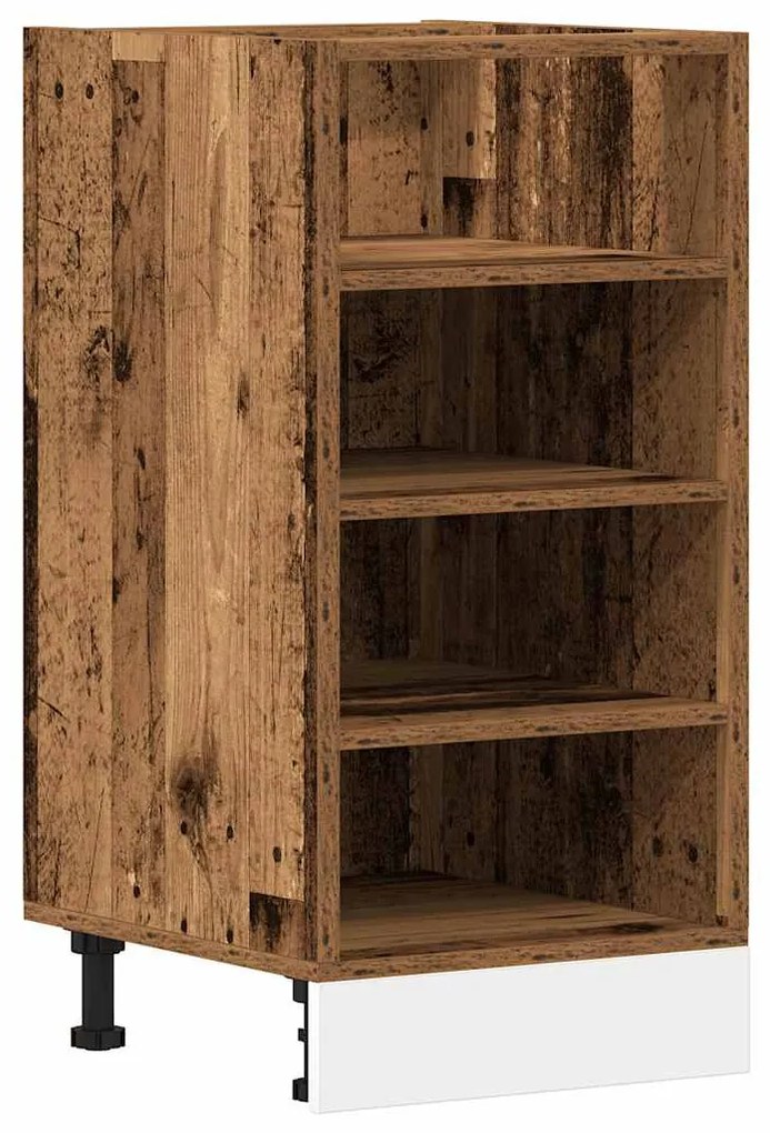 “Riga” Alsószekrény régi fa 40x44,5x81,5 cm Gépelt fa