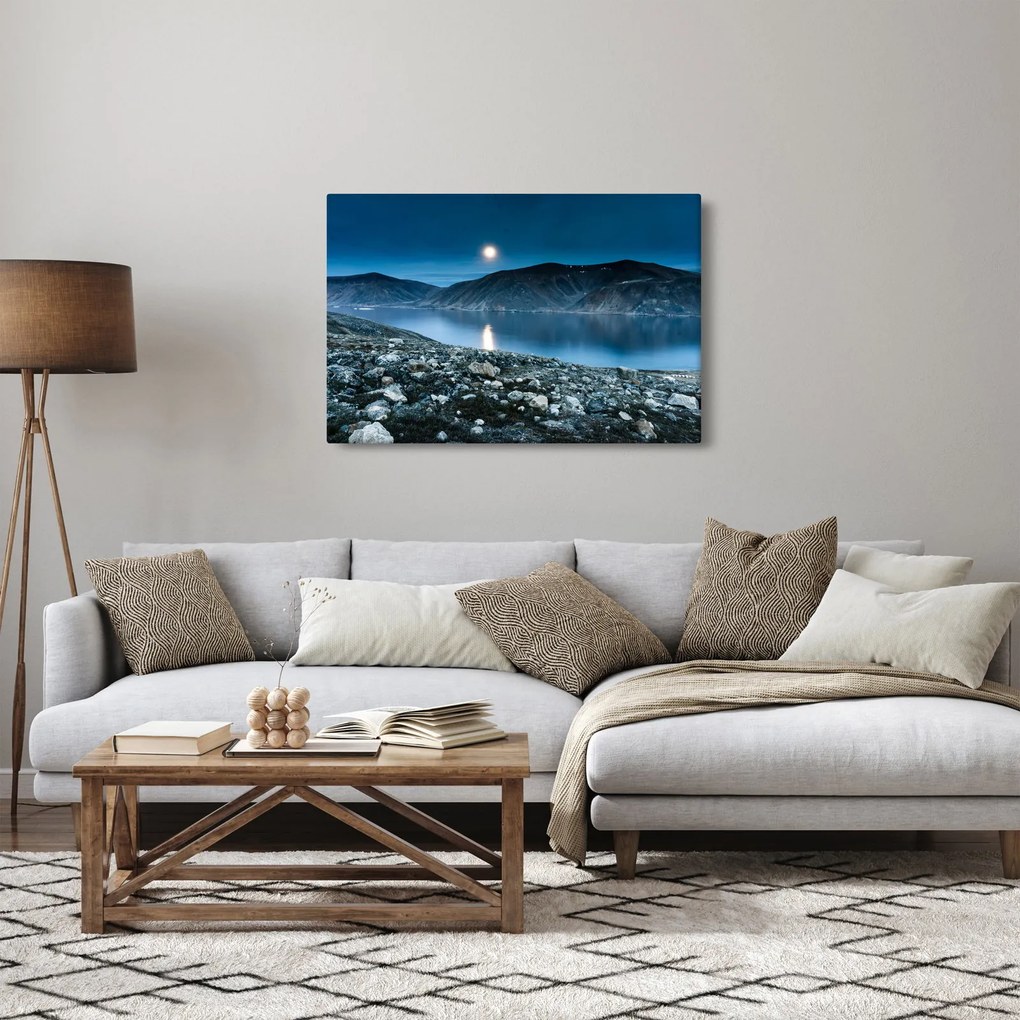 Egy éjszakai táj képe, Izland (90x60 cm)