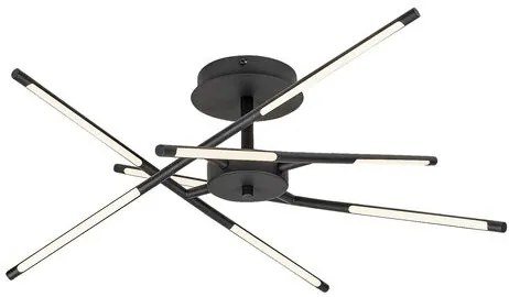 RÁBALUX 71056 HENLI Modern LED Mennyezeti Lámpa Fekete IP20