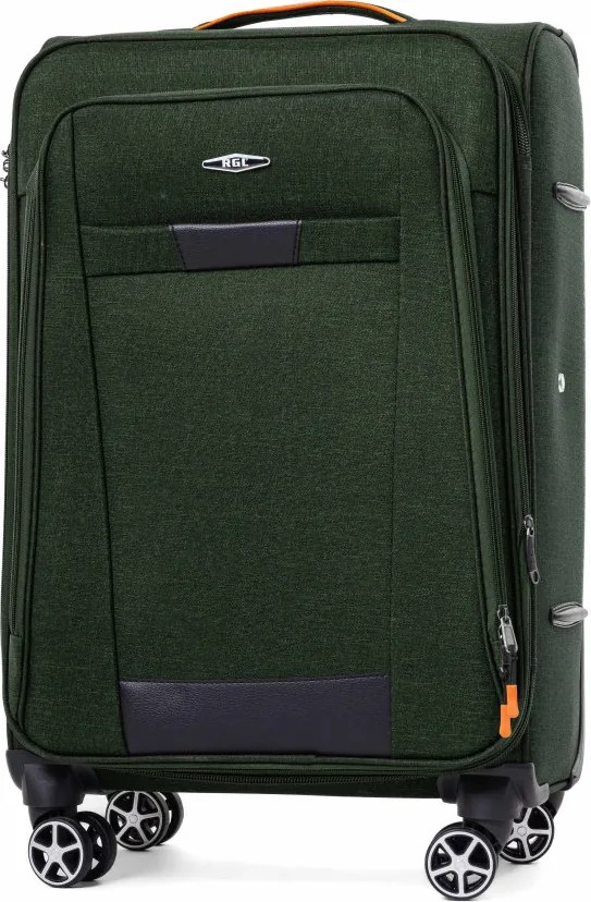 Zöld textil kabinbőrönd „Navigator” - méret M