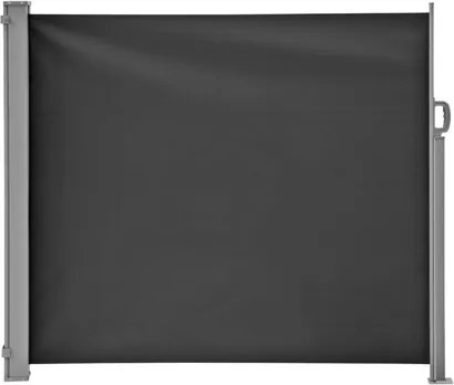 Erkélyparaván teraszra feltekerhető 2,5x1,4m fekete