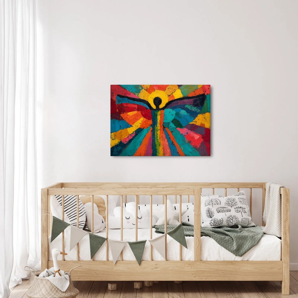 Kép - Festett angyal (70x50 cm)