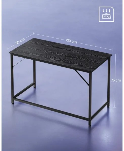 SOLEA fekete íróasztal