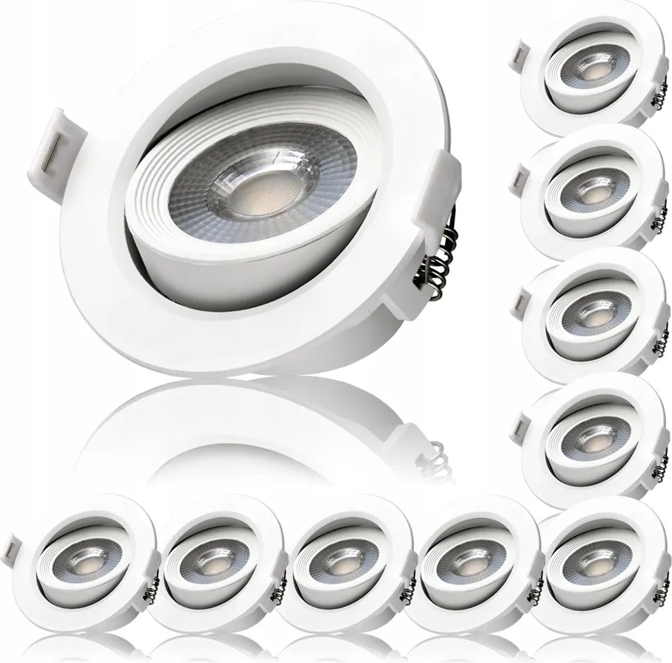 Mennyezeti Lámpa Led Billenő 230V 7W IP44 Vízálló Fürdőszoba Cct