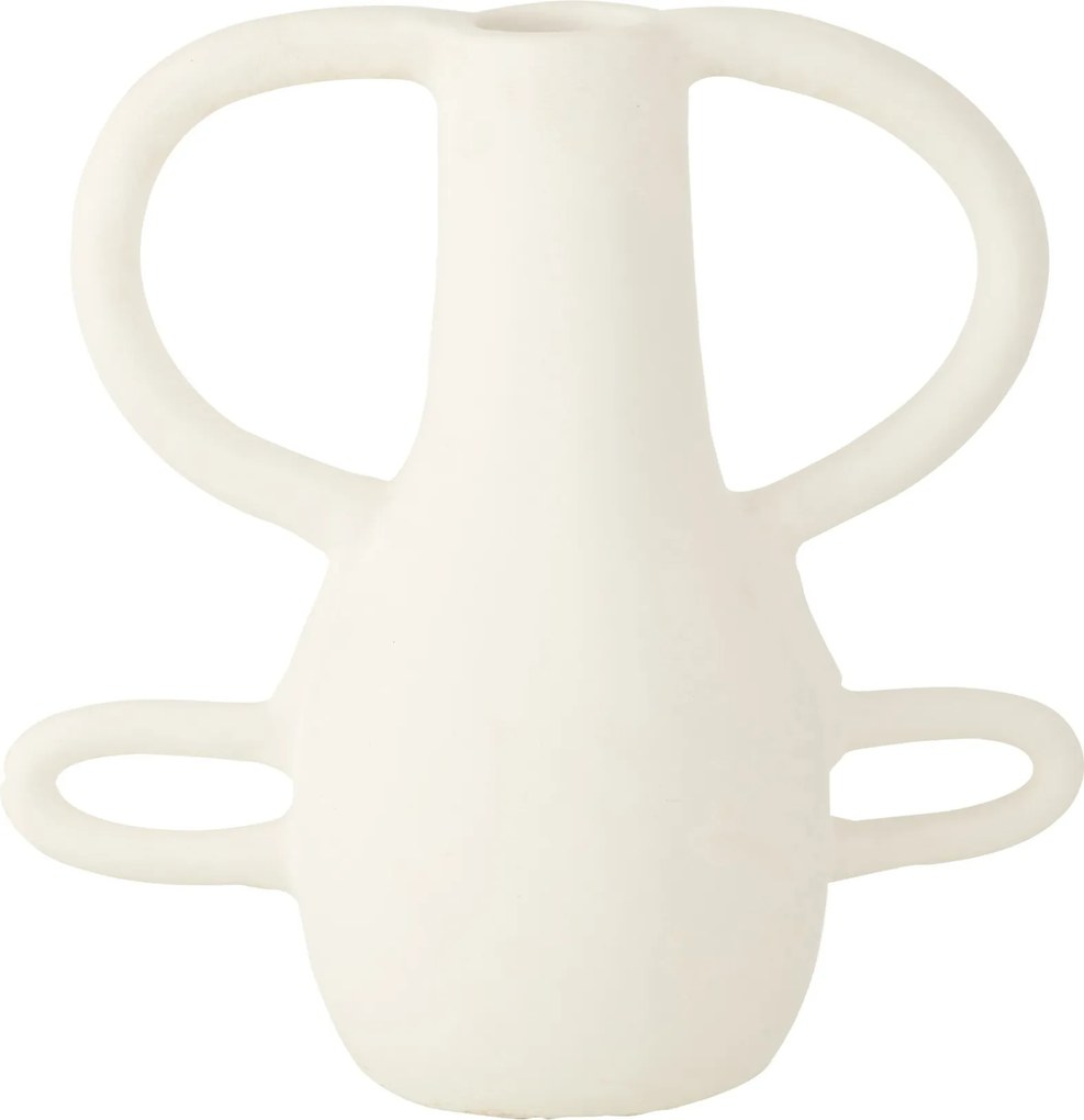 Neon, dekoratív váza, fehér, J-line