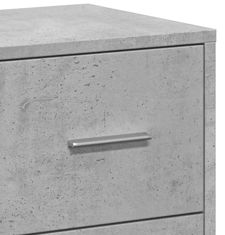 2 db betonszürke szerelt fa tálalószekrény 60 x 31 x 84 cm