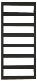 AREZZO design CUBE BLACK törölközőszárító radiátor