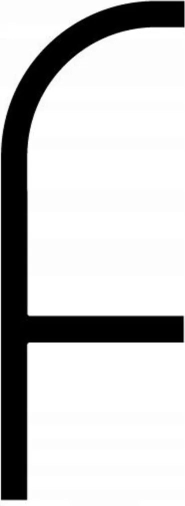 Artemide Fény Ábécé kisbetű f 1202f00A designer Led lámpa