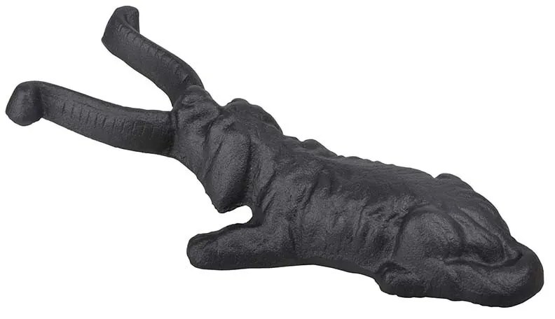 Öntöttvas kutyás csizmalehúzó, fekete