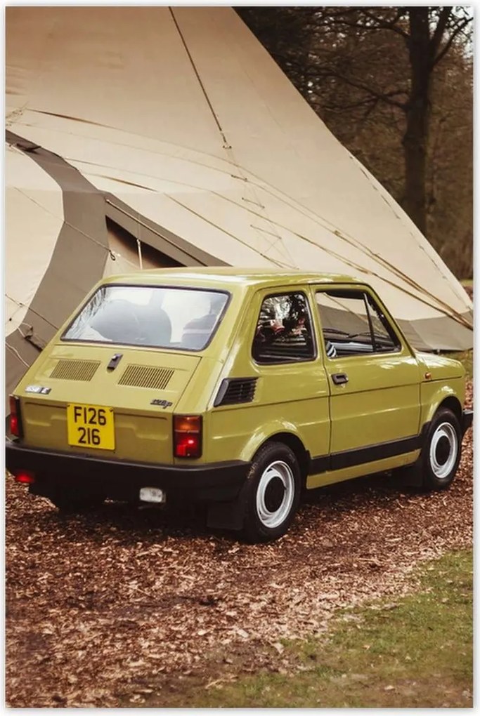 Poszter 60x90 Fiat 126P Kisautó