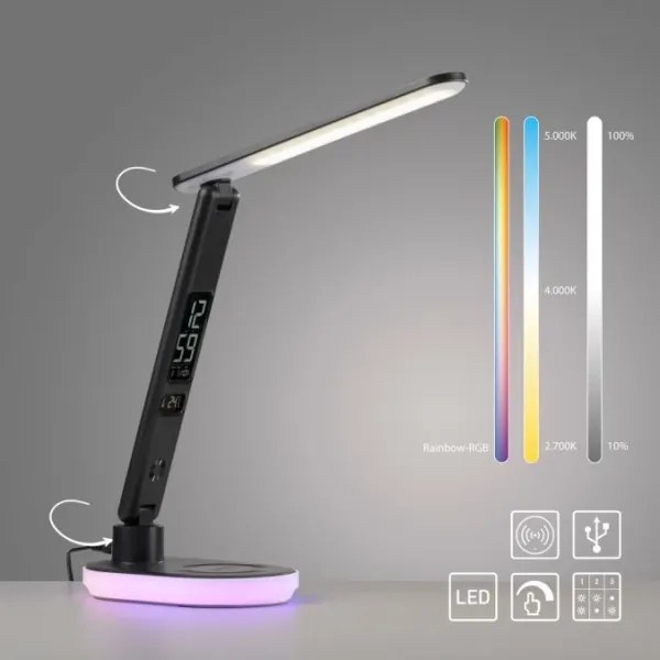 JUST LIGHT. 11018-18 - LED RGBW fényerőszabályozható asztali lámpa TINA LED/4W/230V