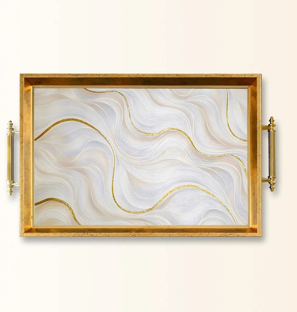 Üveg tálca, 38×24 cm – TPEA9808