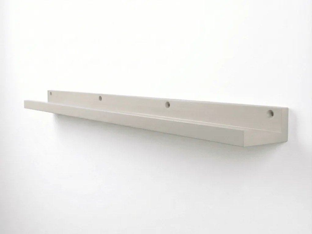 Fali polc képekhez FOTOPLANK 120 cm, krémszínű