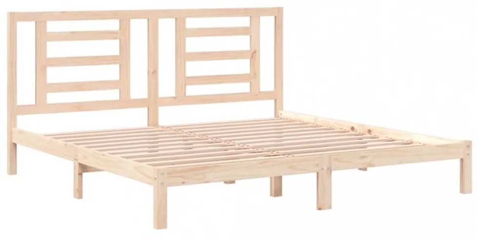 tömör fenyőfa ágy matrac nélkül 200 x 200 cm